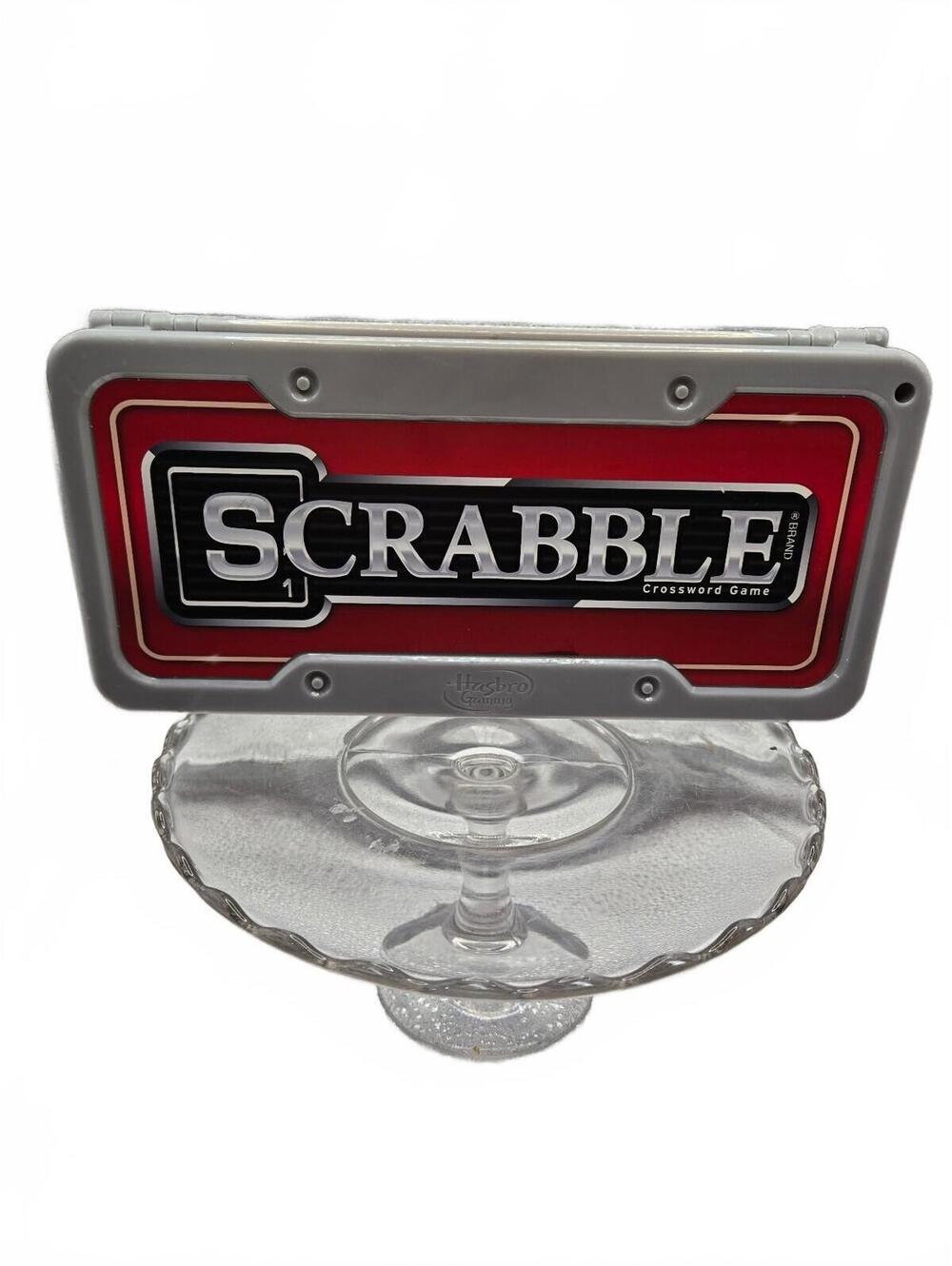 Hasbro Gaming Road Trip Scrabble Portable Travel Board Game with Folding Case